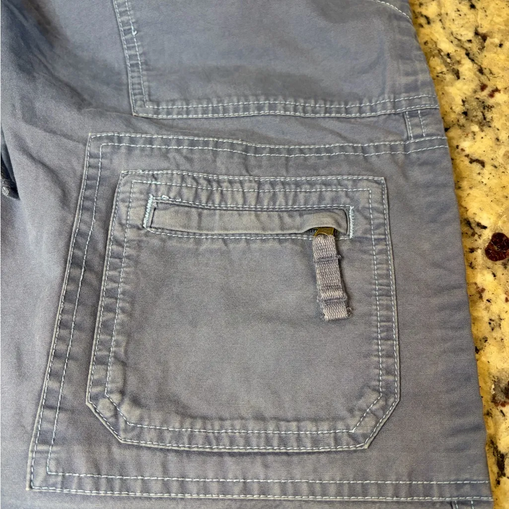 Old Navy Light Blue Cotton Cropped Pants - Image 2