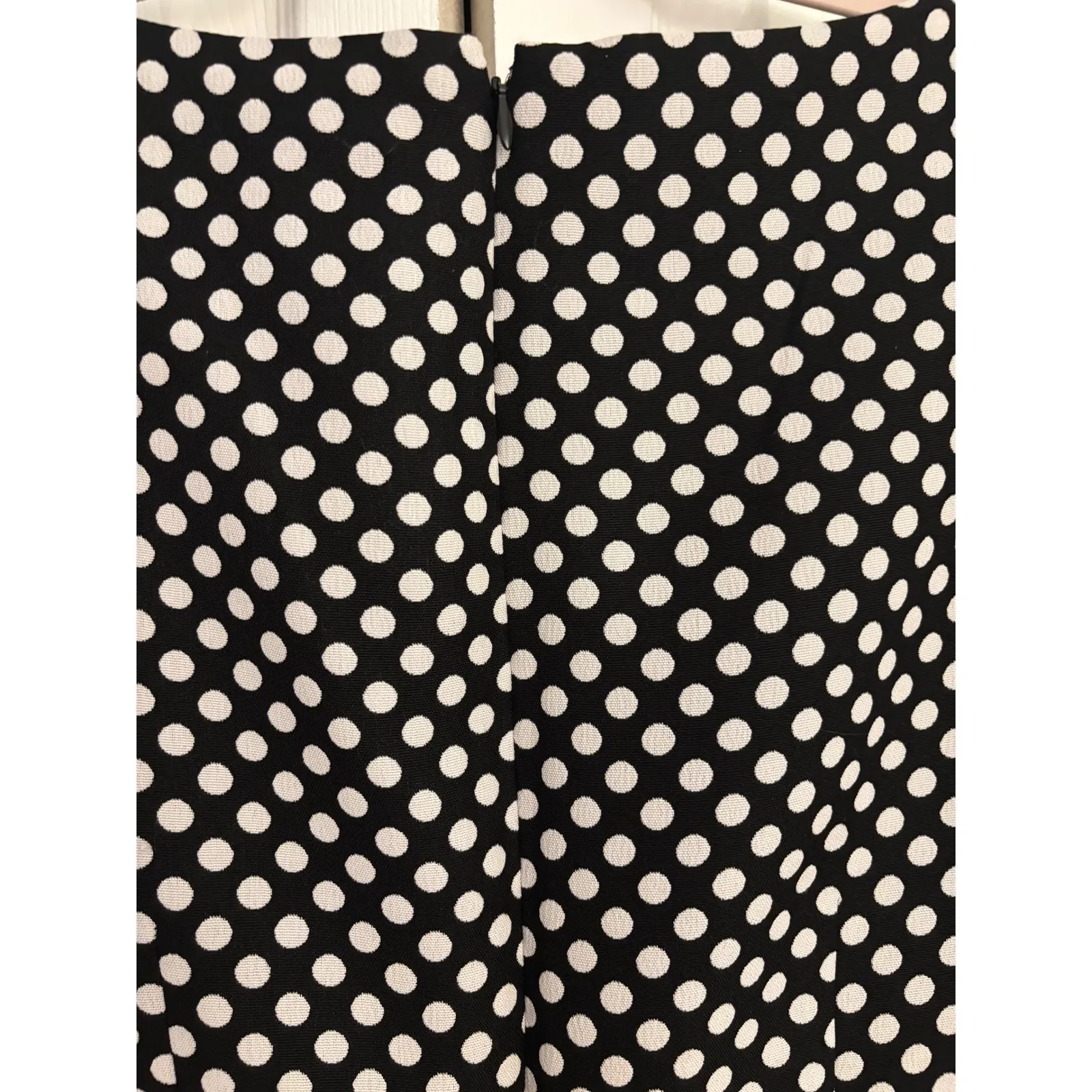 Jones New York Studio Polka Dot Sheath Dress Size 8 Black & White classic - Image 4
