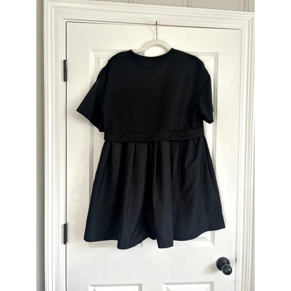 NWOT Amazon Black Short Sleeve Dress, size Small - Image 6