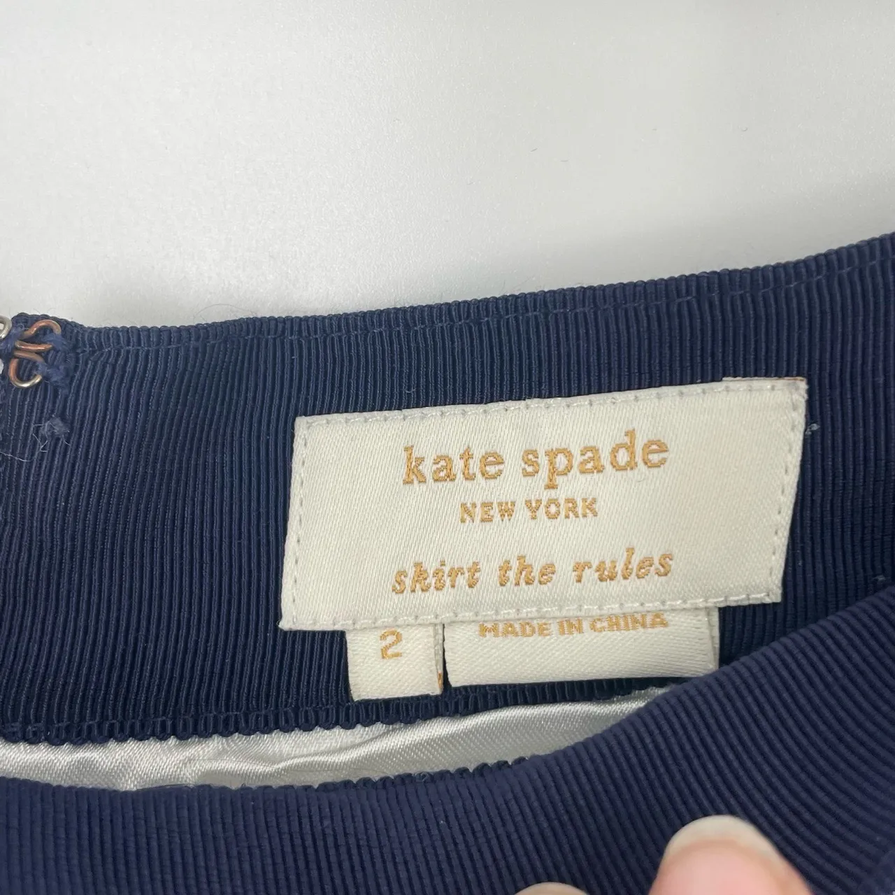 Kate Spade‎ New York Women's Kylie Tweed Metallic Boucle Pencil Skirt Size 2 - Image 6