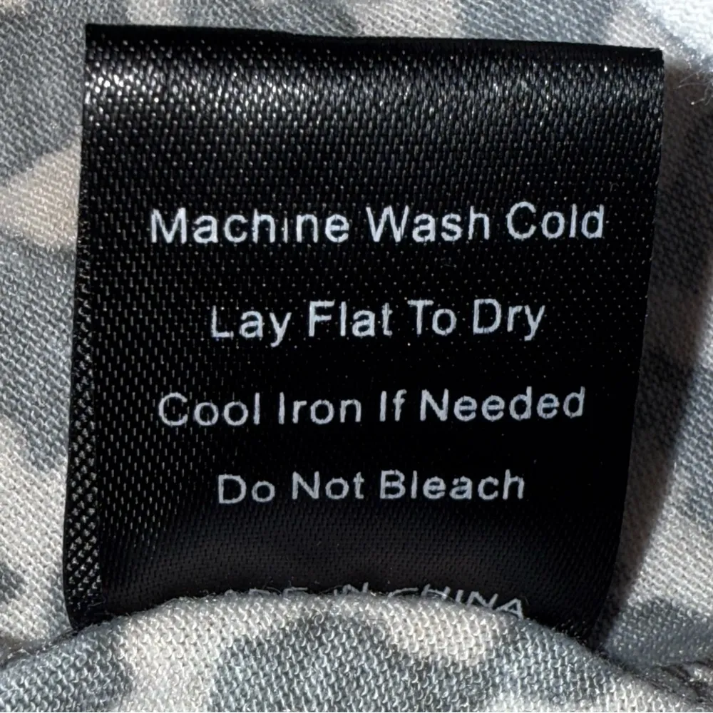 POL Leopard Print Tunic Hoodie‎ - Grey and Cream long sleeve front pocket Small - Image 9