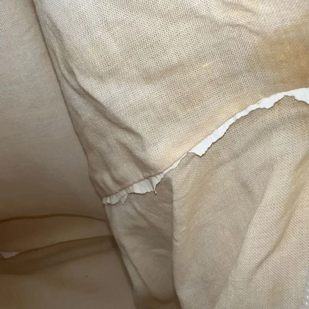 Fendi RARE Pequin Stripe Coated Canvas Cream Shoulder Bag .**PLEASE READ DESCRIP - Image 6