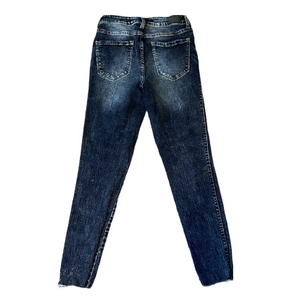 Aeropostale Dark Wash High Waisted Ankle Jeggings Sz 4 - Image 12