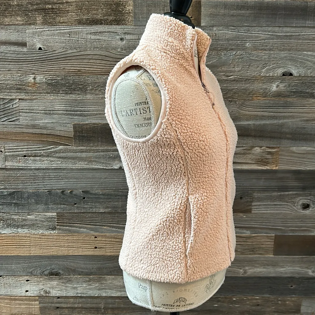 Calia Light Pink Fleece Full Zip Vest Size XS - Image 4