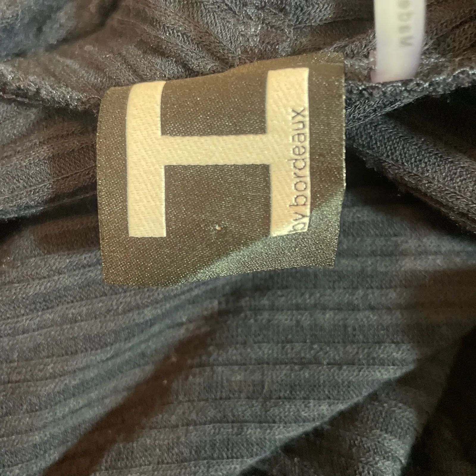 H by Bordeaux Womens‎ Open Cardigan Navy Long Line Minimalist Capsule Neutral - Image 2