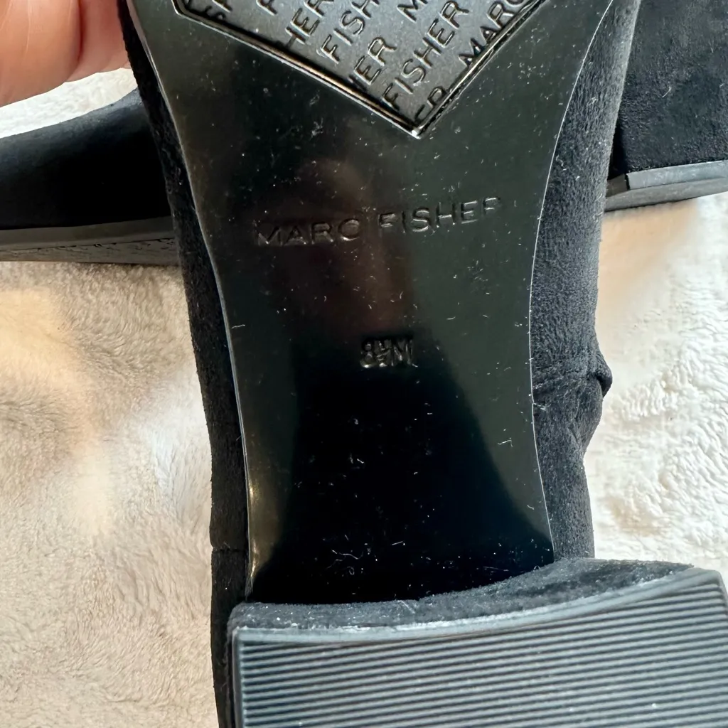 NIB Marc Fisher Black Ankle Booties - Size: 8.5 - Image 7