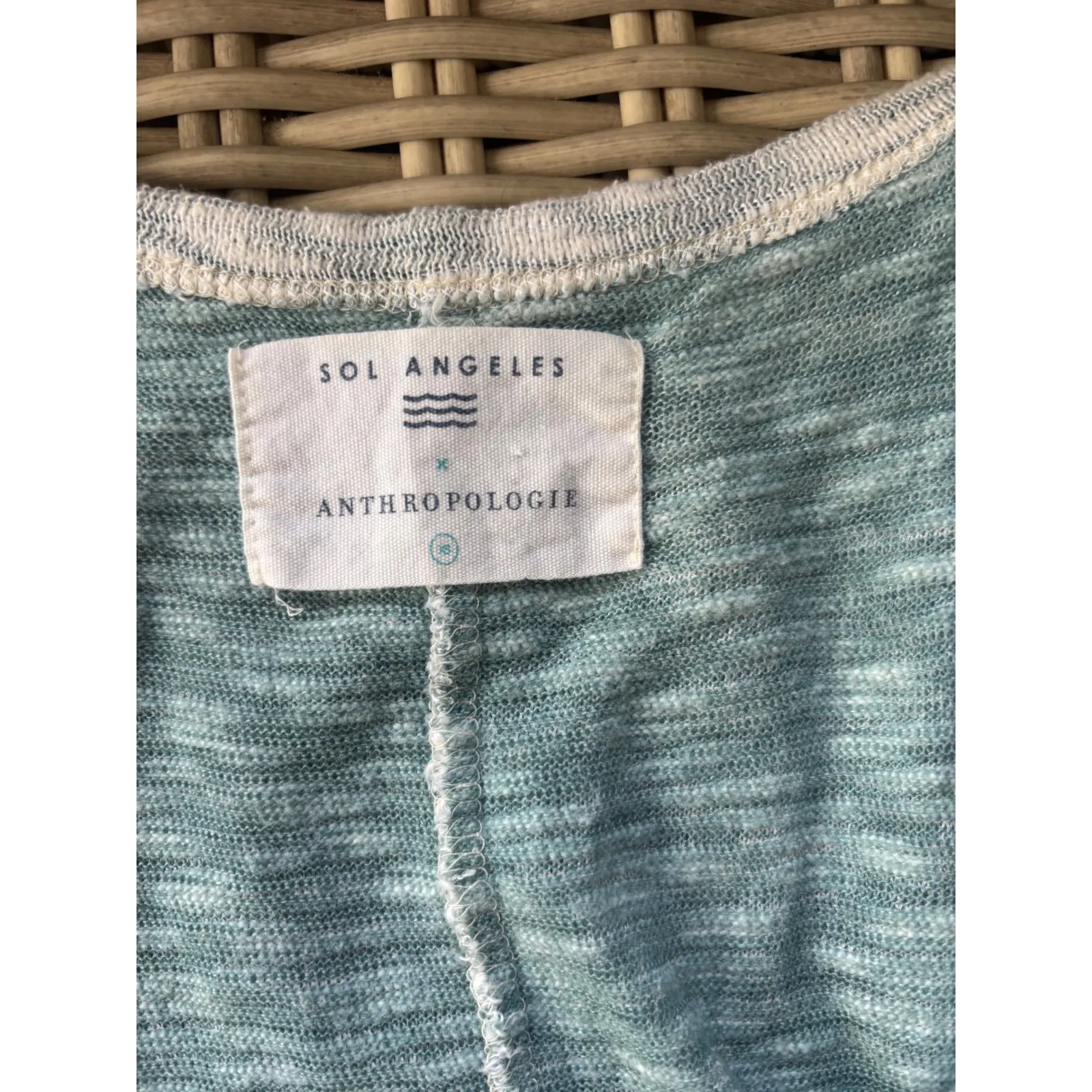 Sol Angeles x Anthropologie Space Dyed Tank Dress XS Vacation resortwear boho - Image 6