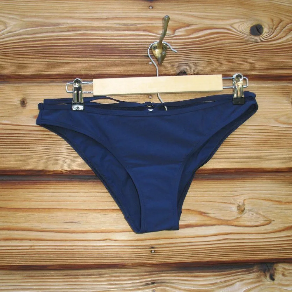 NEW Miss Mandalay Iconic Ring Brief Bottoms Blue Size XL - Image 3