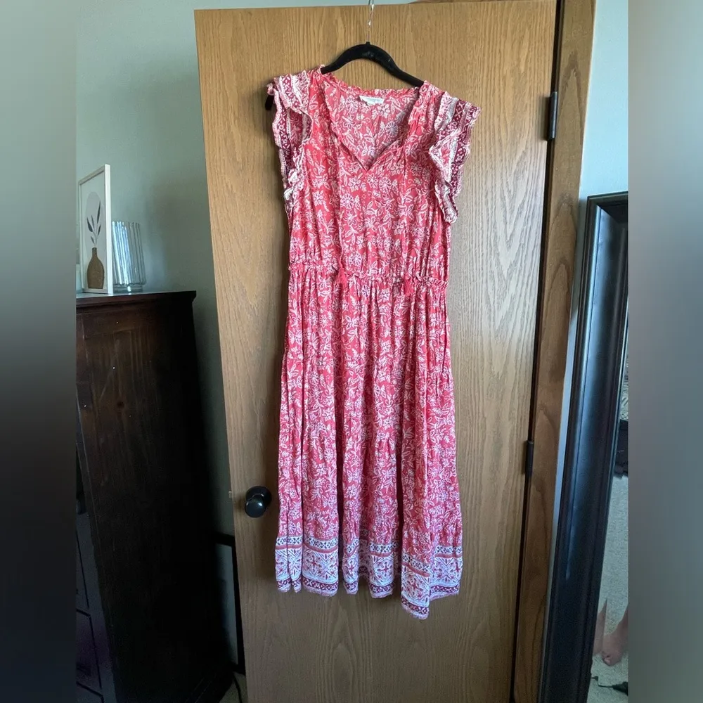 Beach Lunch Lounge Kalia Boho Midi Dress - Image 2