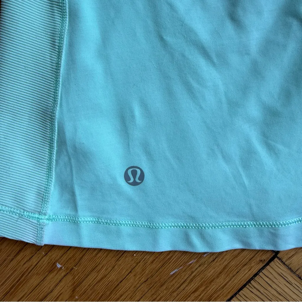 Lululemon Core Kicker Tank, Size 2, Fresh Teal / Mini Hyper Stripe Fresh Teal - Image 8