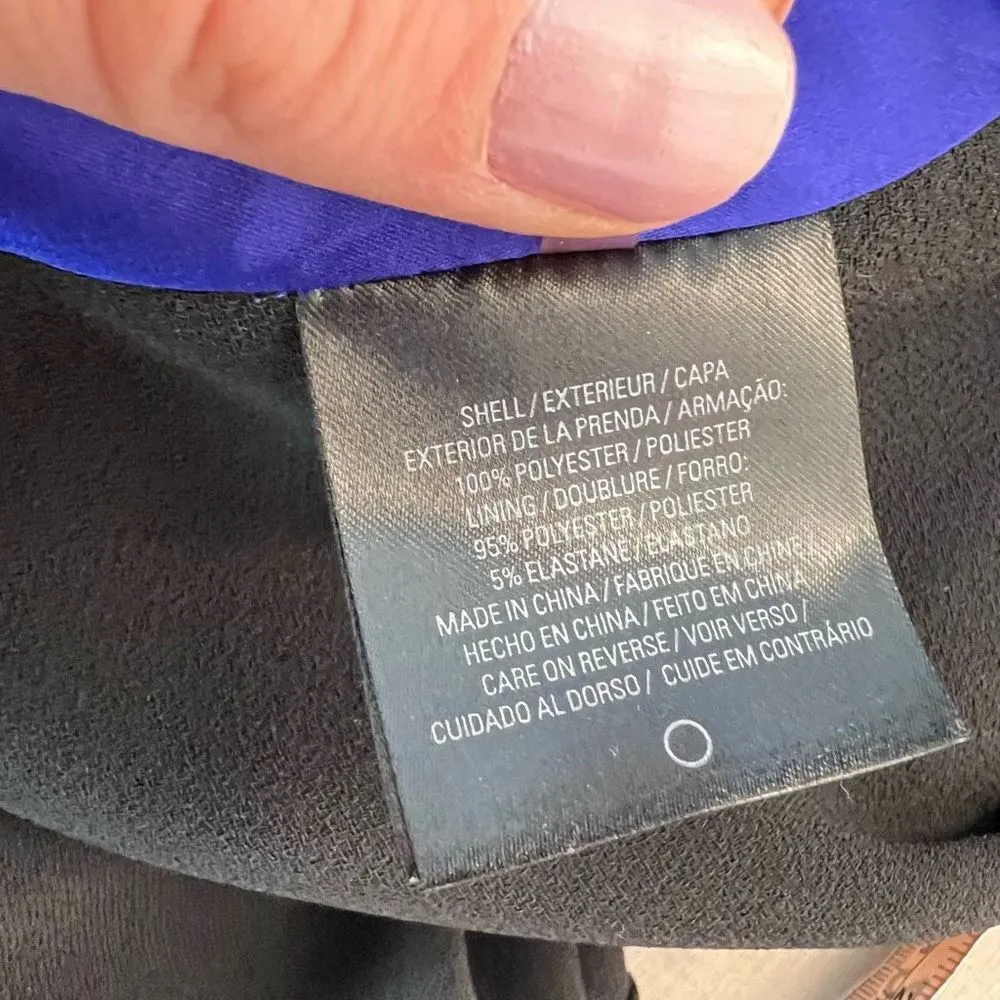 Elie Tahari black sleeveless v neck attached wrap formal cocktail dress size 4 - Image 10