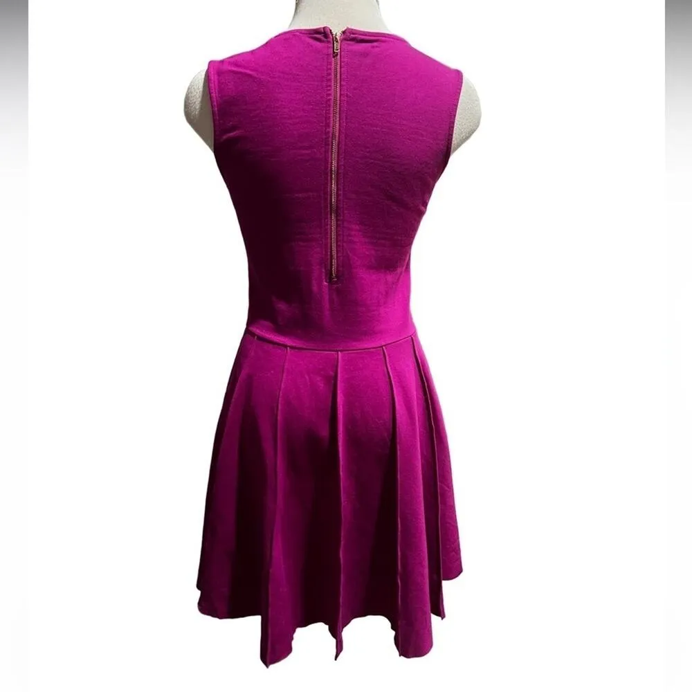 Parker Lacey Dress in Violet/ Magenta Size M - Image 8