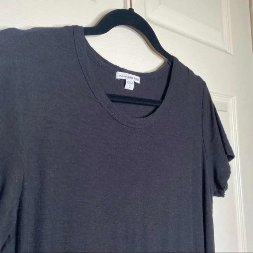 James Perse Stretch Jersey Blouson T-Shirt Dress Size Large - Image 4