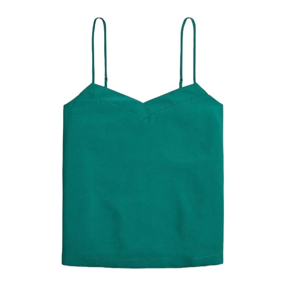 J.Crew v-neck cami top in green NWT 0 - Image 4