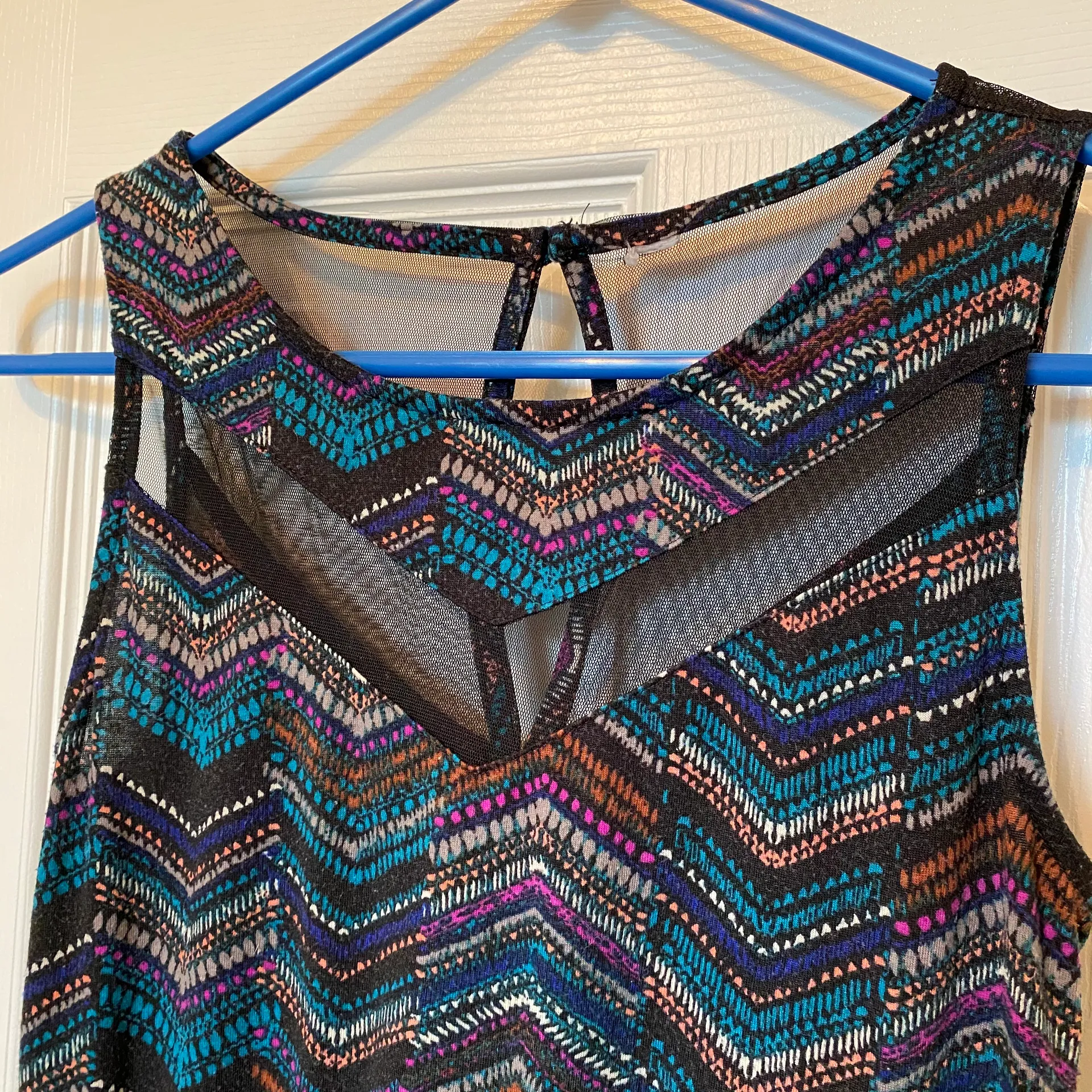 Target Chevron Patterned Mesh Dress - Image 5