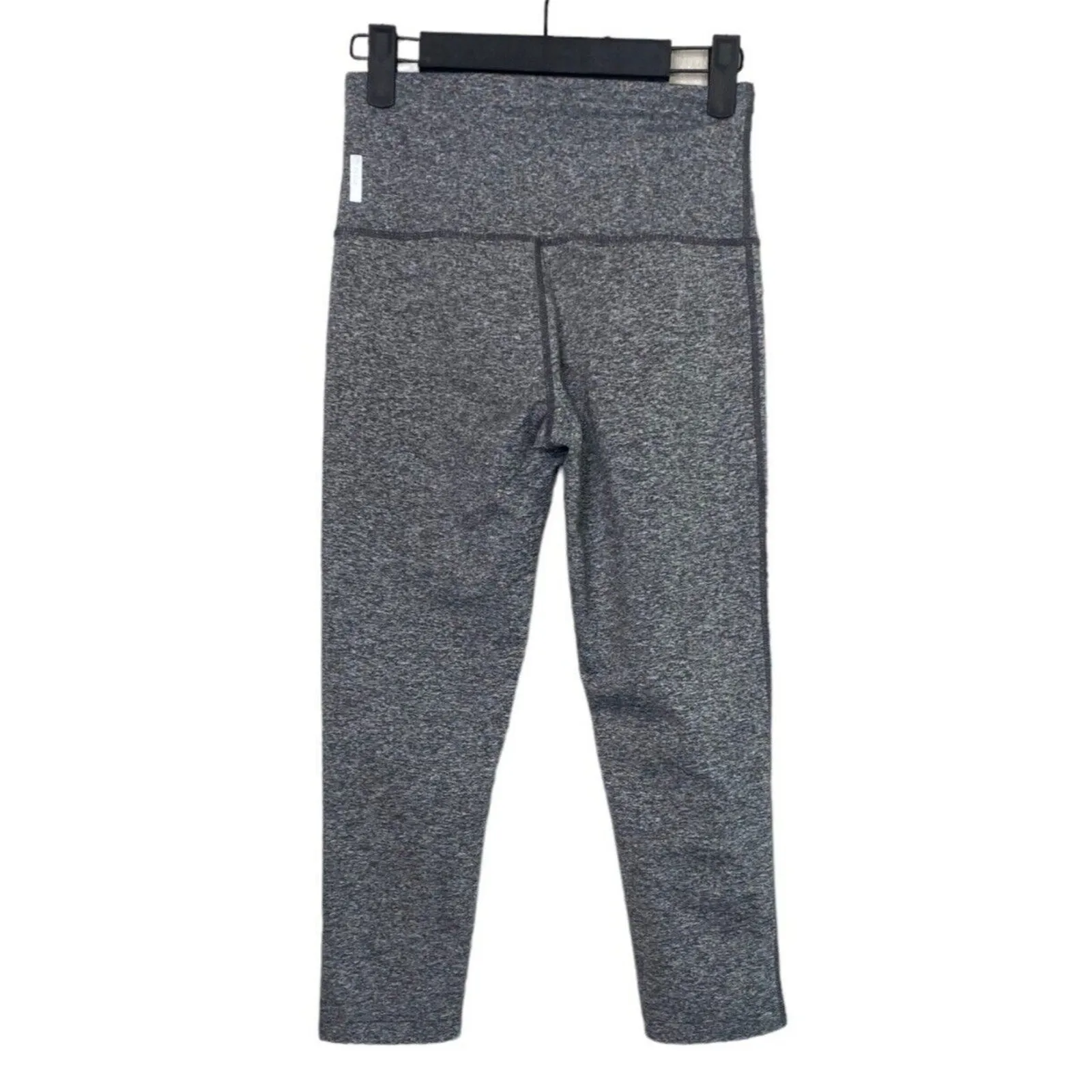 Zella Capri Crop Athletic Mid Rise Legging Pants Spandex Hidden Pocket XS Grey - Image 4