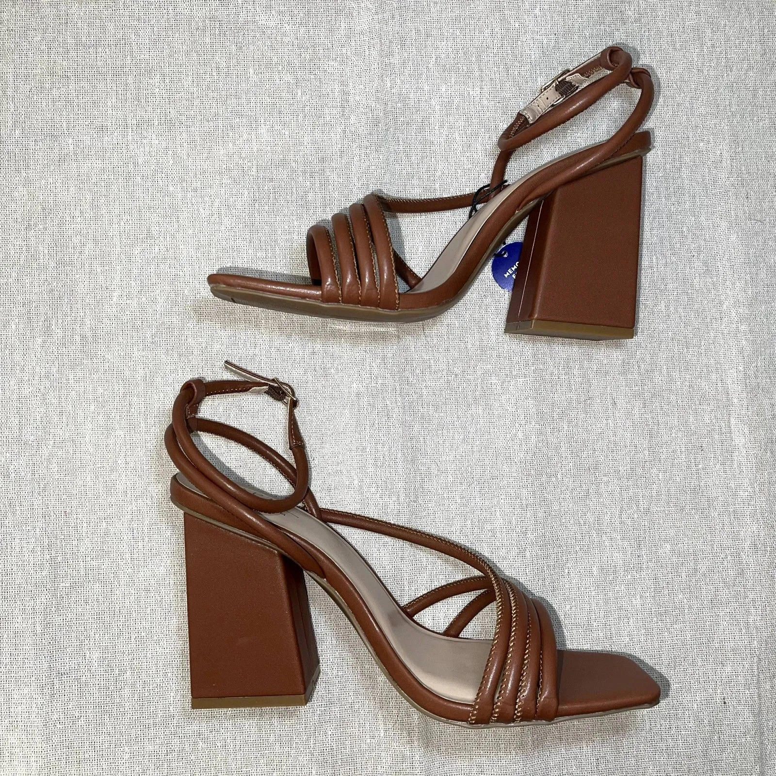 Apt 9 | NIB Cognac Lopaka Strappy Block Heels | 9.5 - Image 8