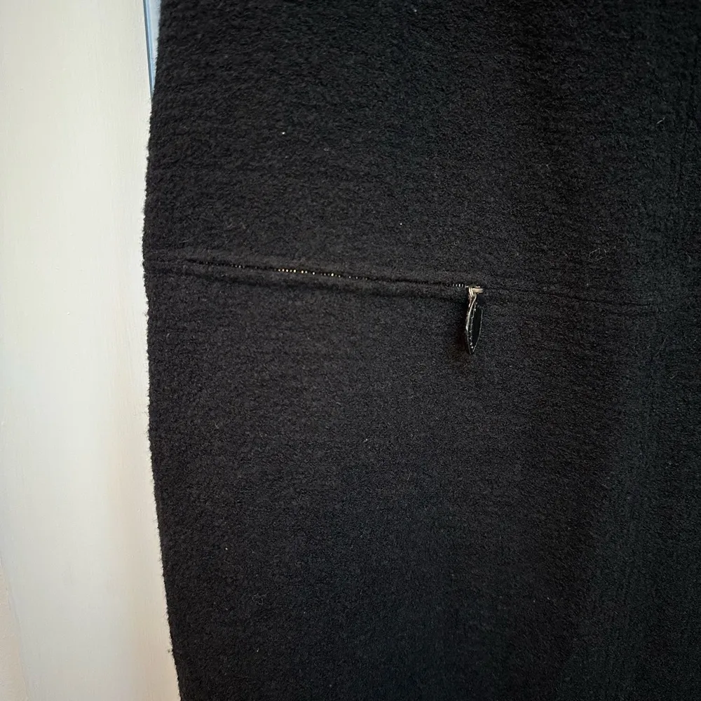 Escada Margaretha Ley Black Virgin Wool Sweater Dress Women’s US Size 12 14 L - Image 5