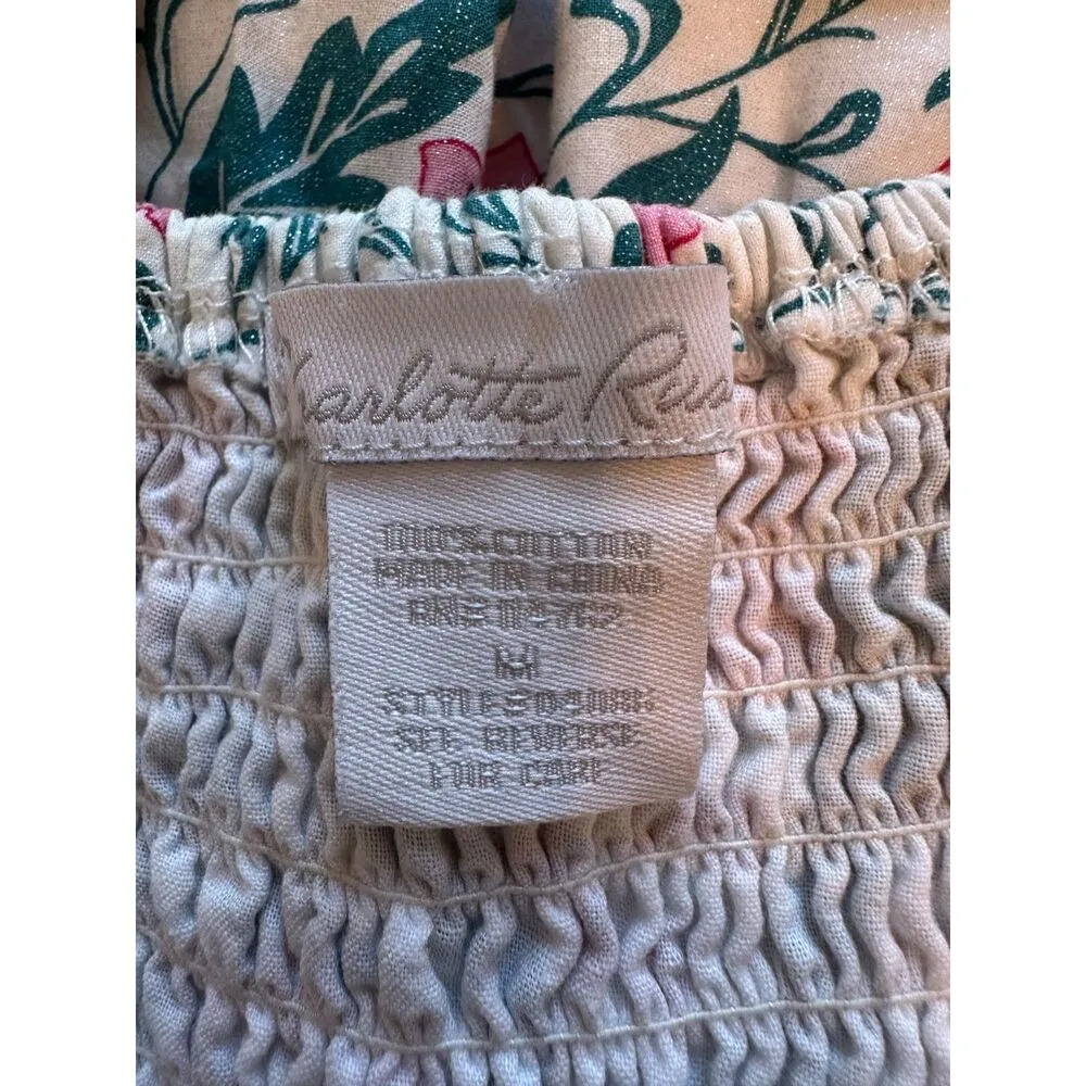 Vintage y2k 100% Cotton Charlotte Russe Mini Dress Size M - Image 4