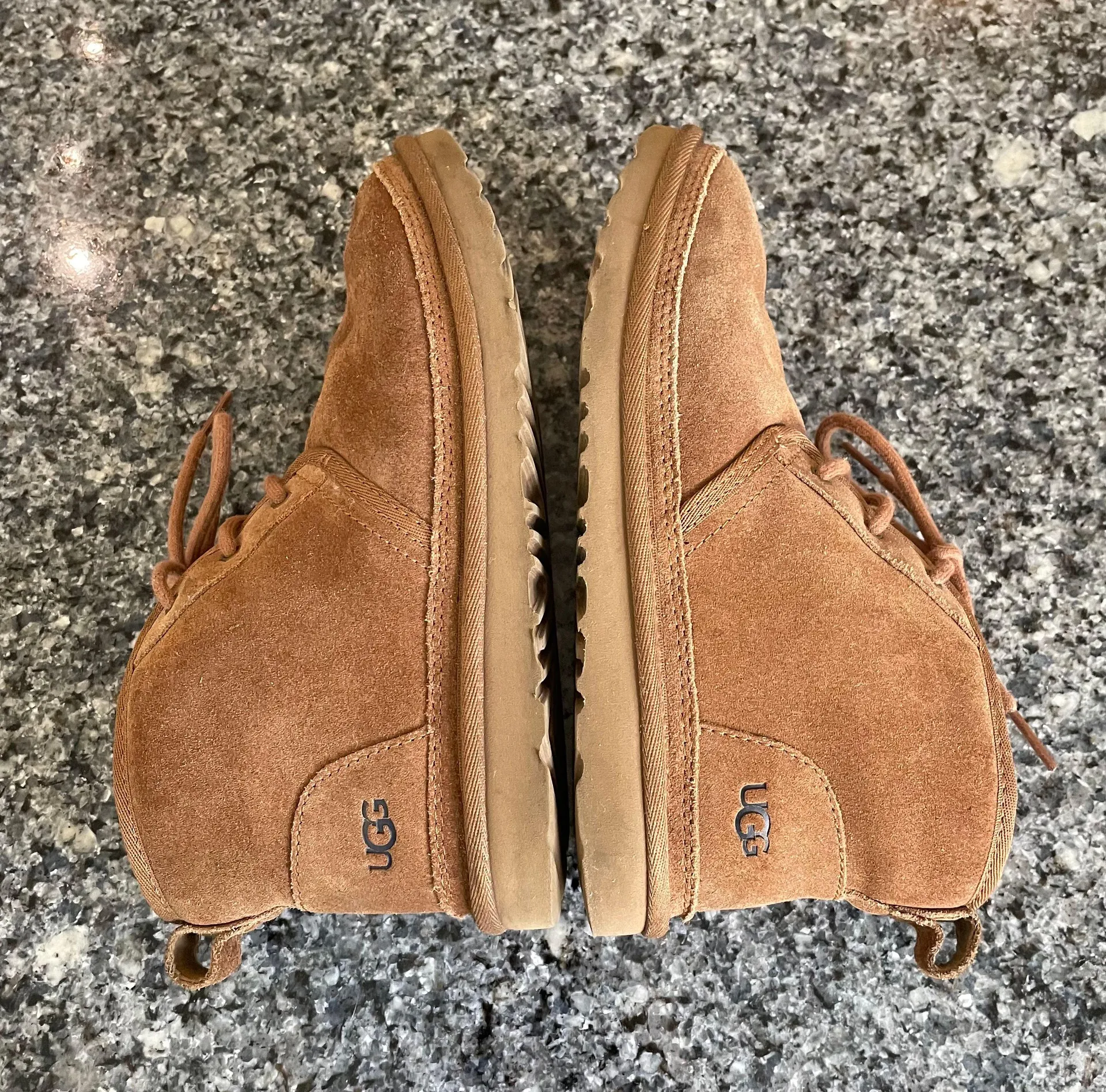 UGG Neumel Lace Up Boots Chestnut - Image 3