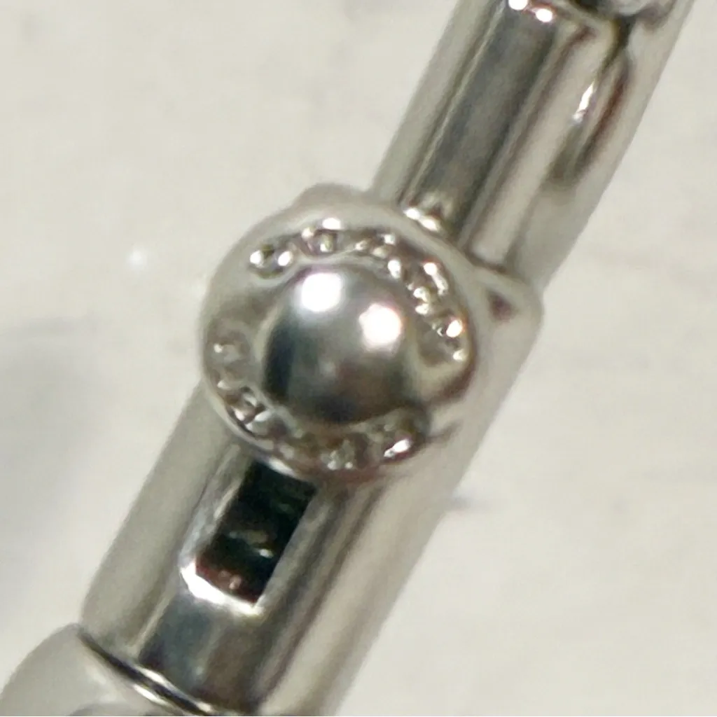 Coach Tan Grommet Silver Hardware Purse Strap NEW - Image 4