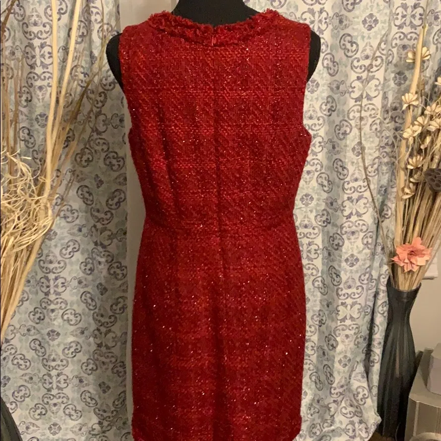Size 10 beautiful cranberry red dress - Image 5