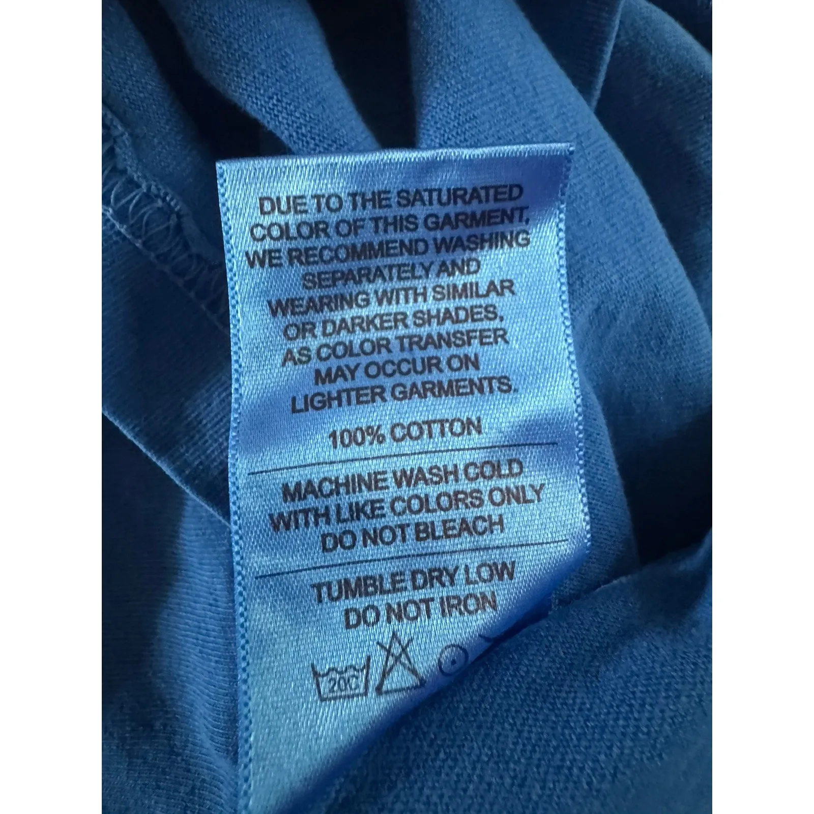 NWOT American Giant Women’s Vintage Crew Long Sleeve Tee Size Small Blue - Image 6