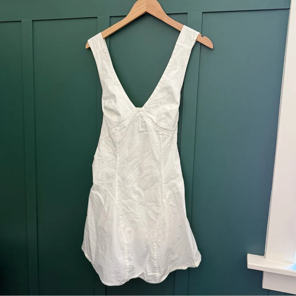 Free People Eye Catching Mini Dress in Ivory - Image 6