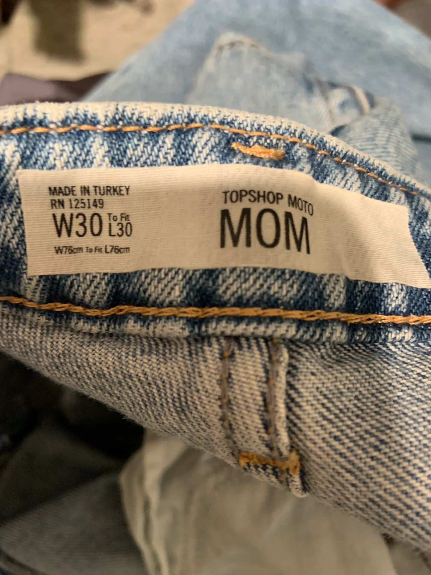 Topshop Mom Jeans - Image 5