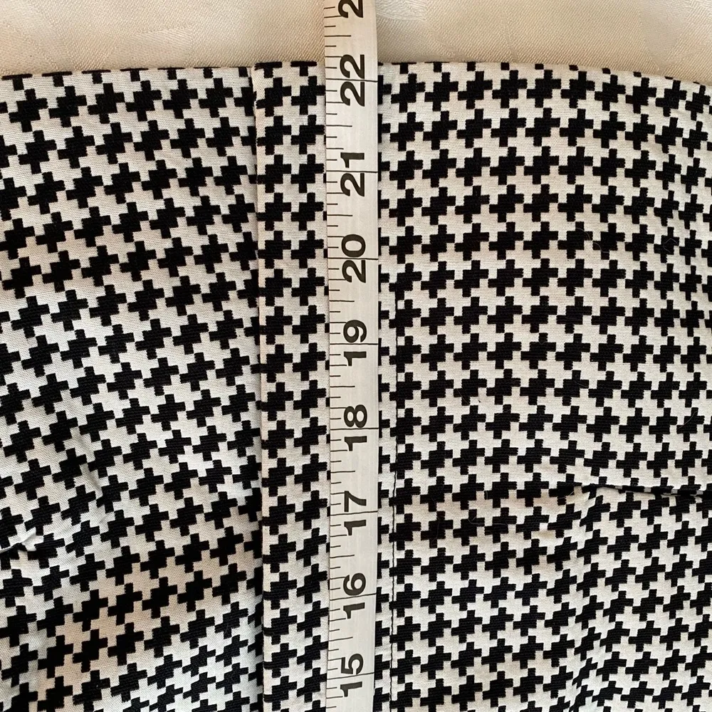 Liz Claiborne Black & White Houndstooth Cotton Jacket M - Image 3