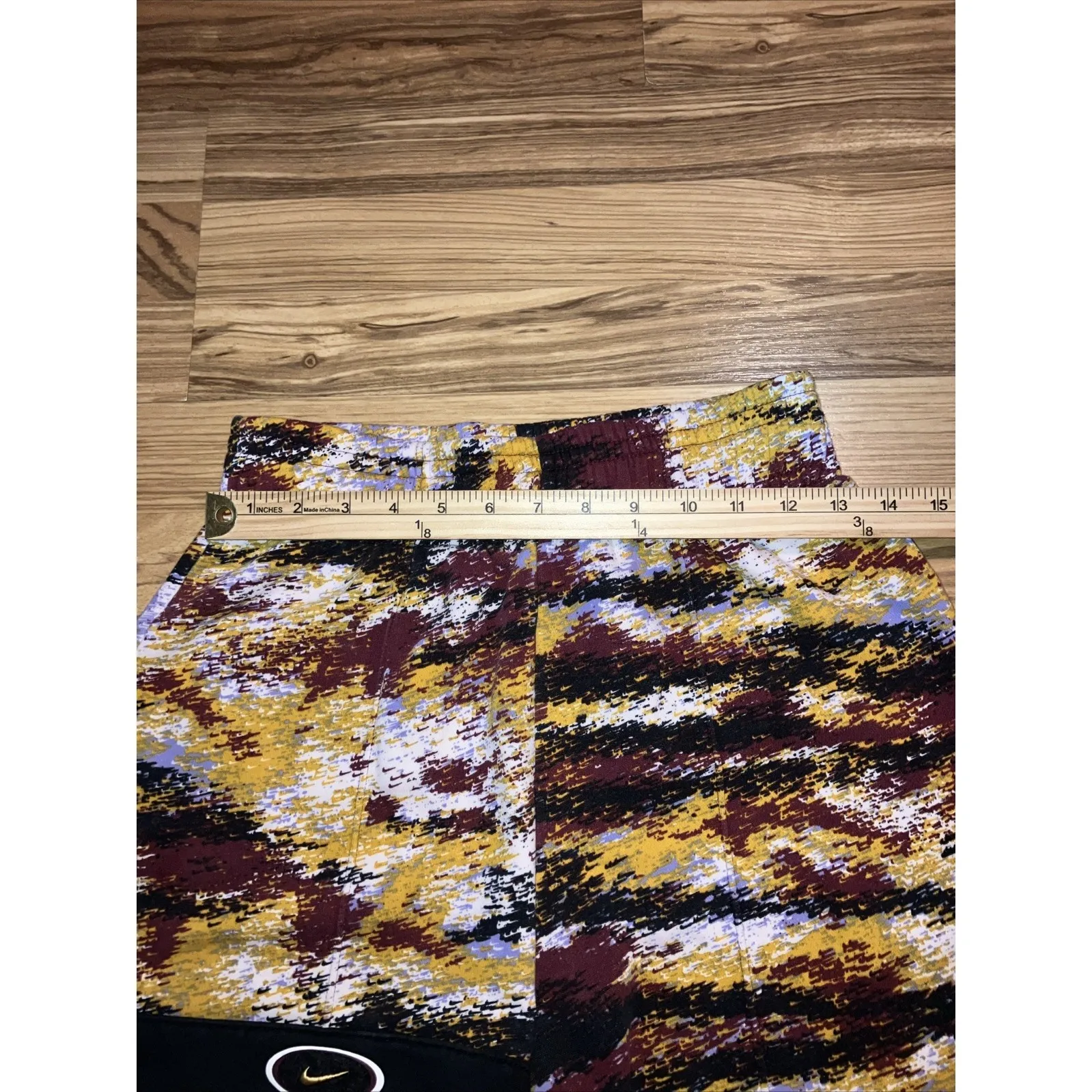 Nike Sportswear Womens Cotton Sz Small Fleece Shorts Multicolor‎ DQ3585-010 - Image 3