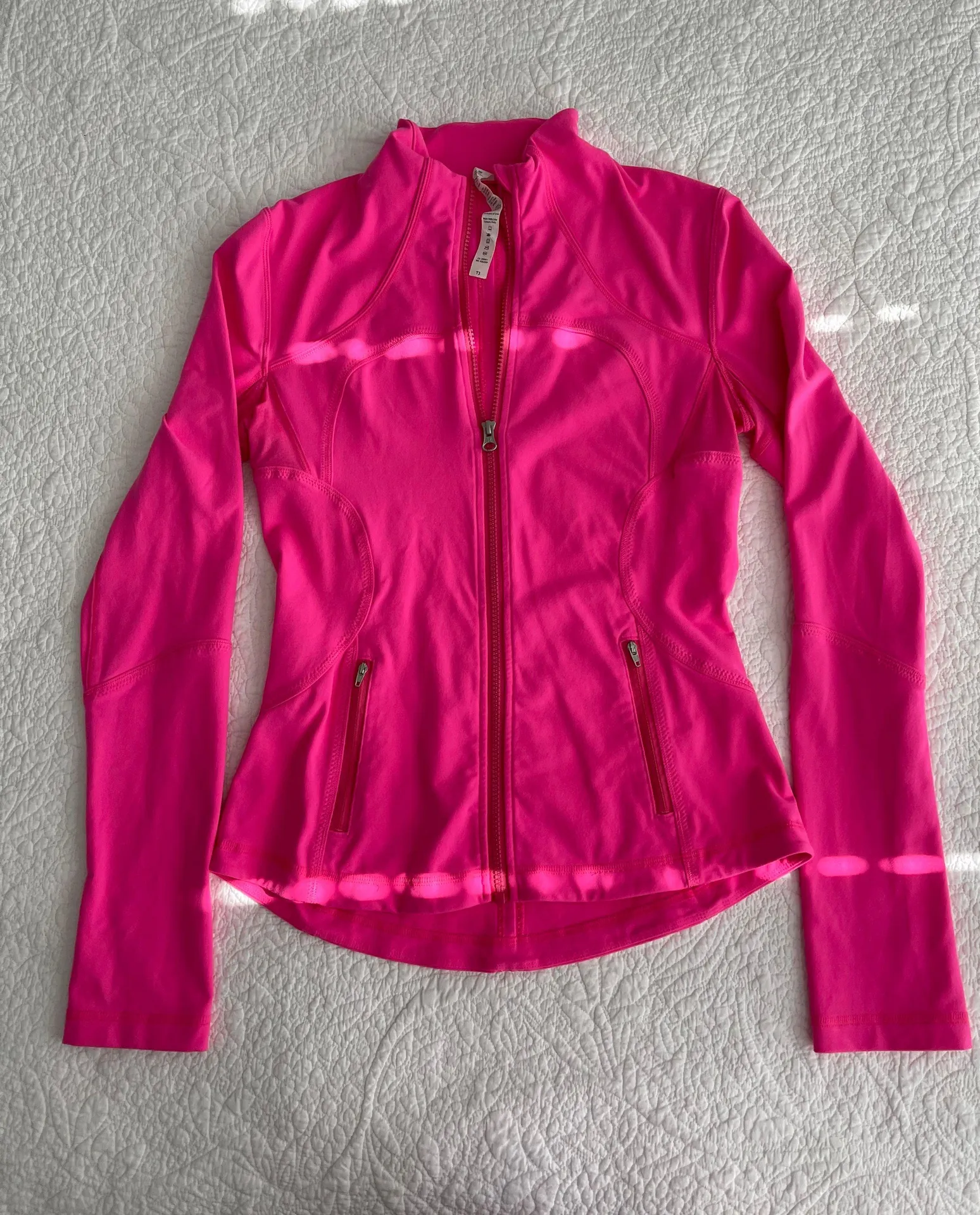 Lululemon Hot Pink Define Jacket Size 8 - Image 8