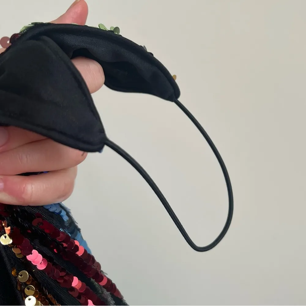 NWT Soprano Sleeveless Sequin Striped Midi Dress Multi Colored Size Small - Image 8