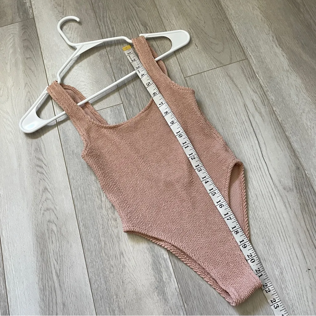 Tan Lines Swimsuit crinkle maui one piece womens Pink (xsmall) vacation summer Size XS - Image 5