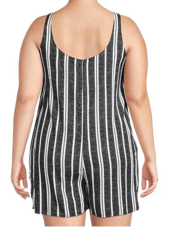 Derek Heart Stripped Romper - Image 2