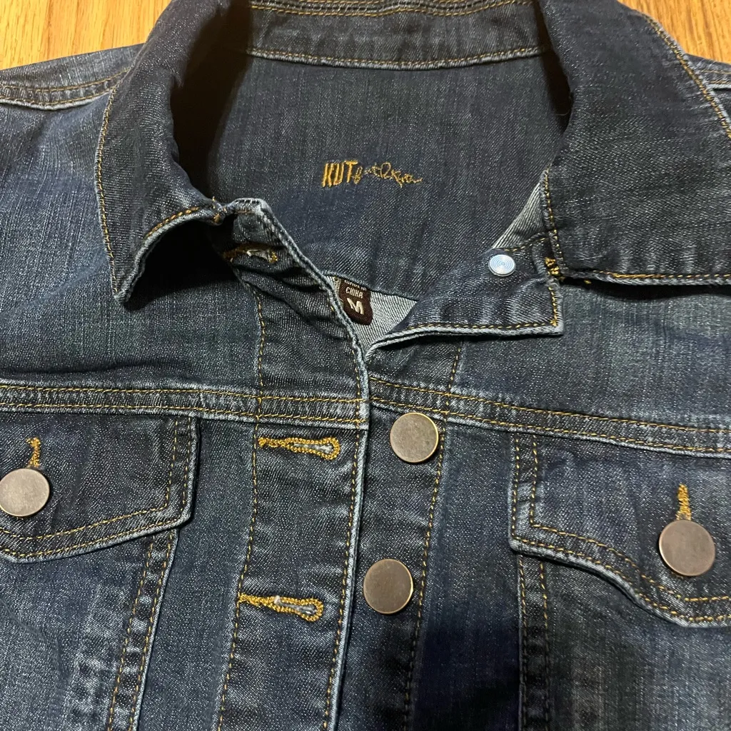 Kut From The Kloth  Indigo Denim Jacket size M - Image 2