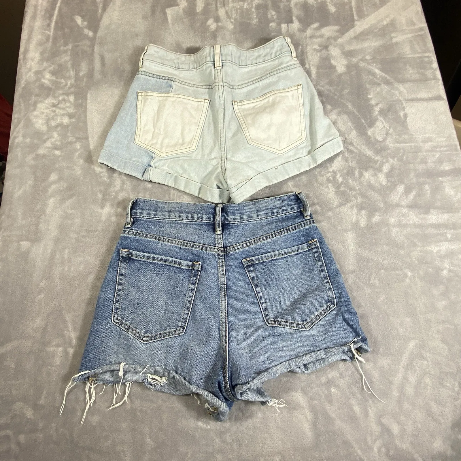 Pacsun‎ Mom Shorts & High Rise Vintage Cut Off Sz 26 Distressed Hipster 2 Pair - Image 2