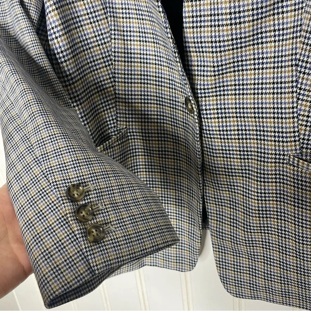 DKNY Women's Houndstooth Collarless Blazer - Image 8