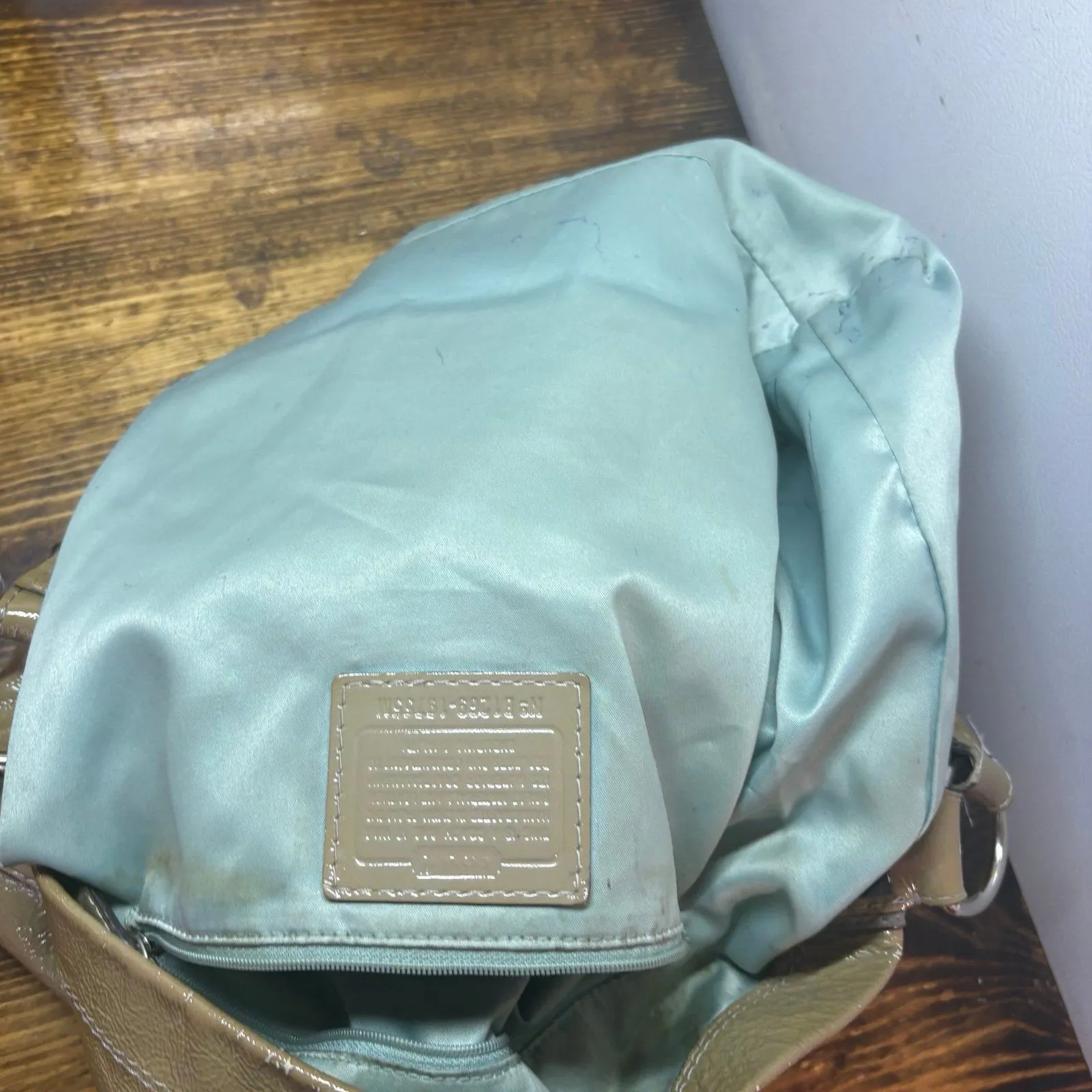 Coach Peyton Green Patent Shoulder Bag - Image 10