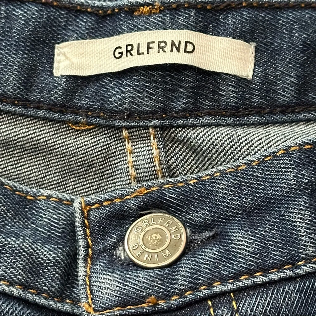 GRLFRND Denim Women’s Size 25 Joan Jett Blue Wash Yasmin Jeans - Image 9