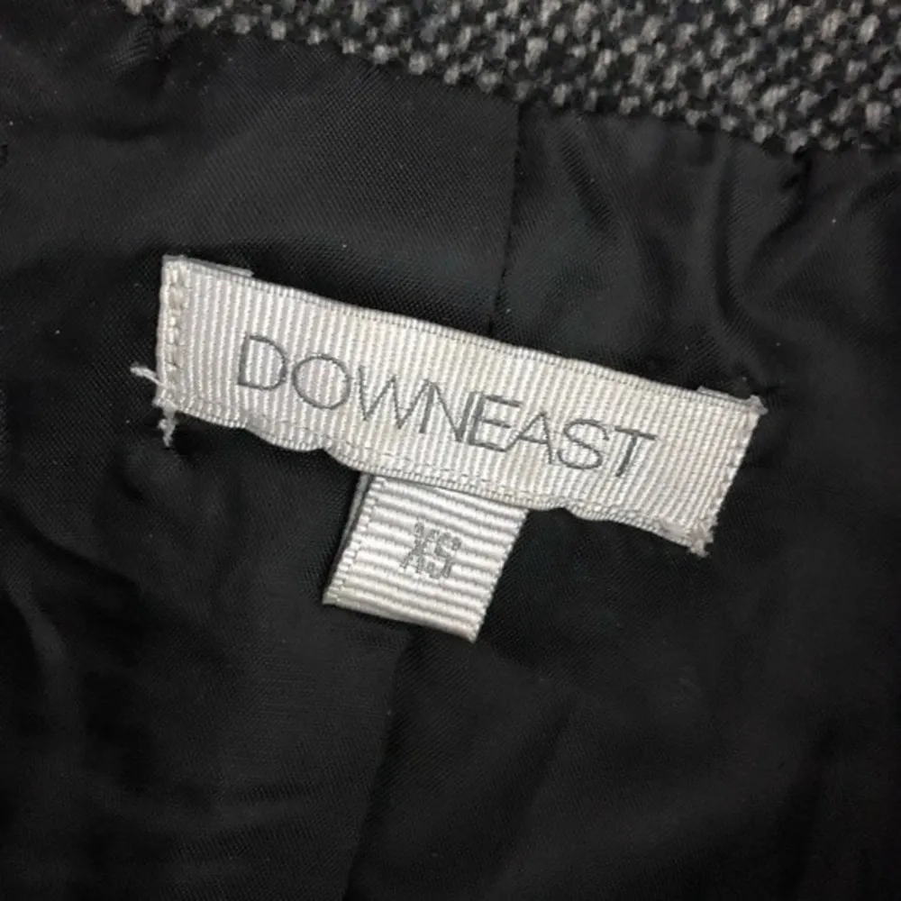 DOWNEAST Fabric Moto Jacket Salt & Pepper Womens Size XS - Image 5