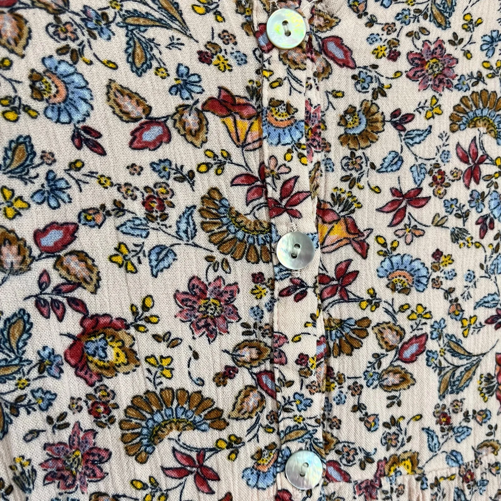 J.Jill Floral Maxi Dress XLP Boho Lightweight Flowy Comfort Chic Cottagecore Red Size undefined - Image 4