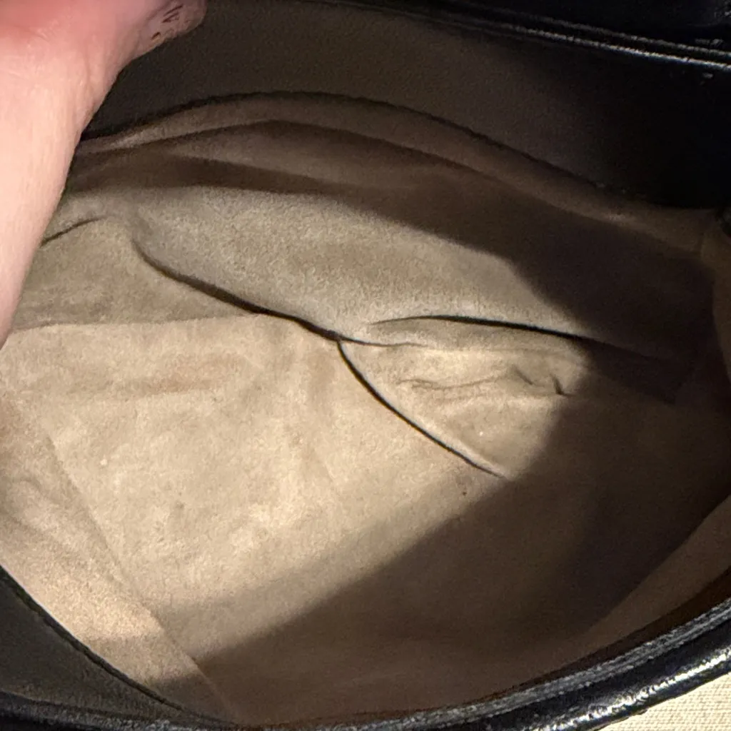 None Black Woven Shoulder Bag - Image 7