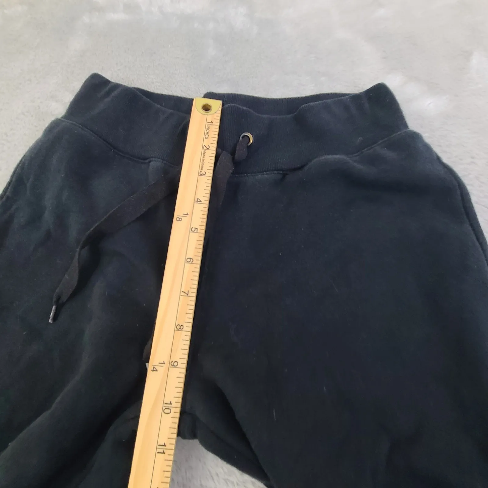 FILA Womens Graphic Tracksuit Trousers Joggers Size Small Black Cotton - Image 7