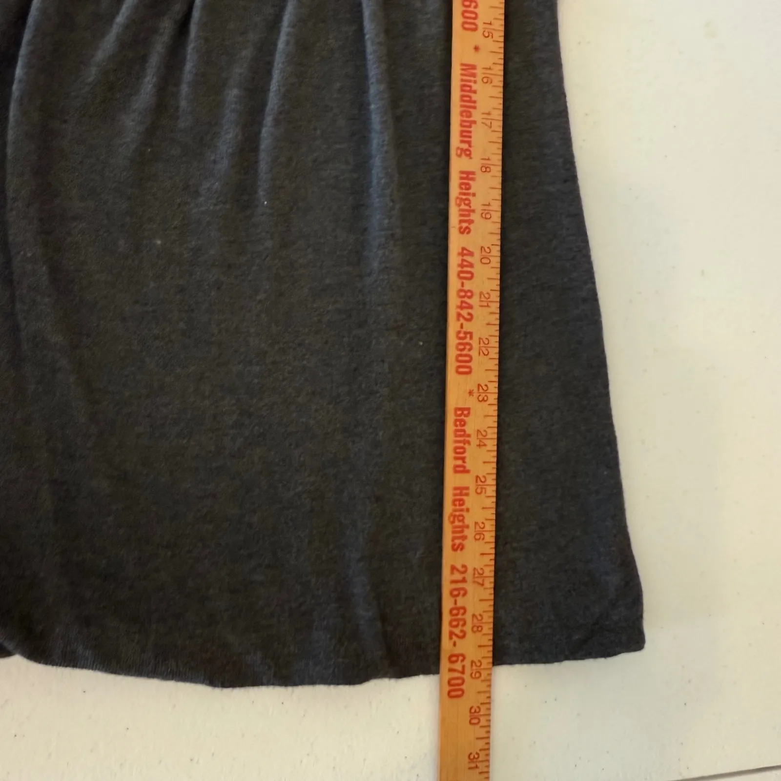 Kerisma‎ Gray Cashmere Blend Cowl Neck Long Sleeve Knit Dress M Luxury Empire - Image 9