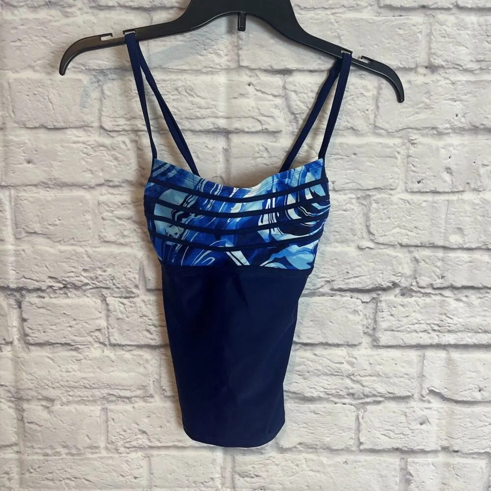 Peyton & Parker Women’s NWT Blue Swim Tankini Top Size XS - Image 6