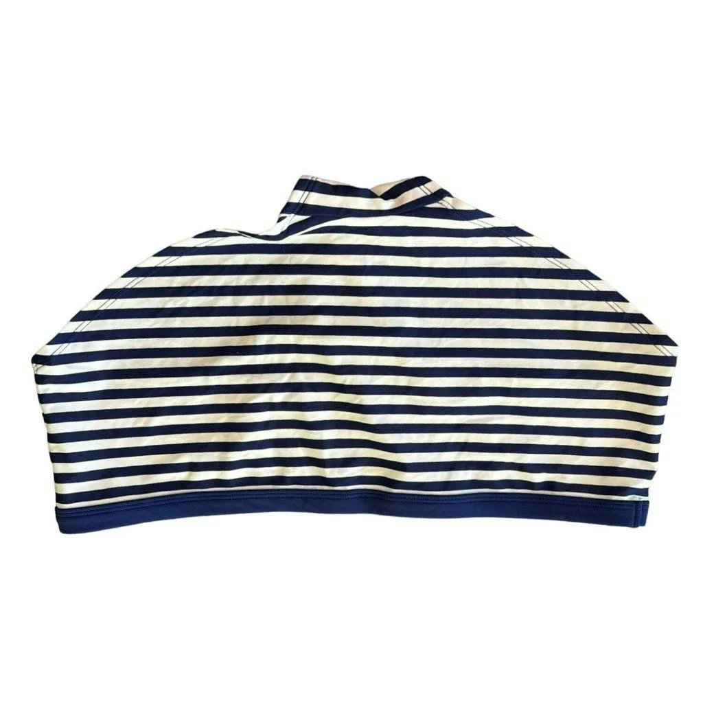 Boden Striped Bikini Bottoms Size 12 Navy Blue White Nautical Swimsuit Summer - Image 3