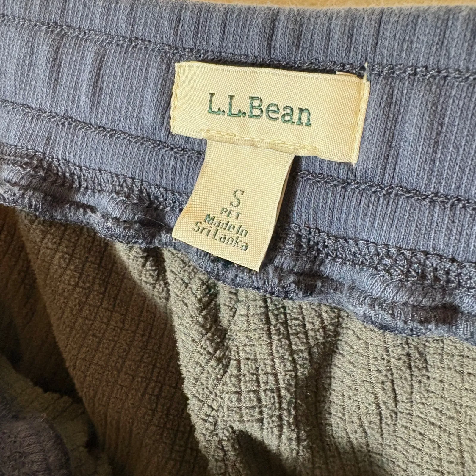 L.L. Bean Petite Navy Blue Cotton Blend Jogger Cargo Pants Small Size undefined - Image 6