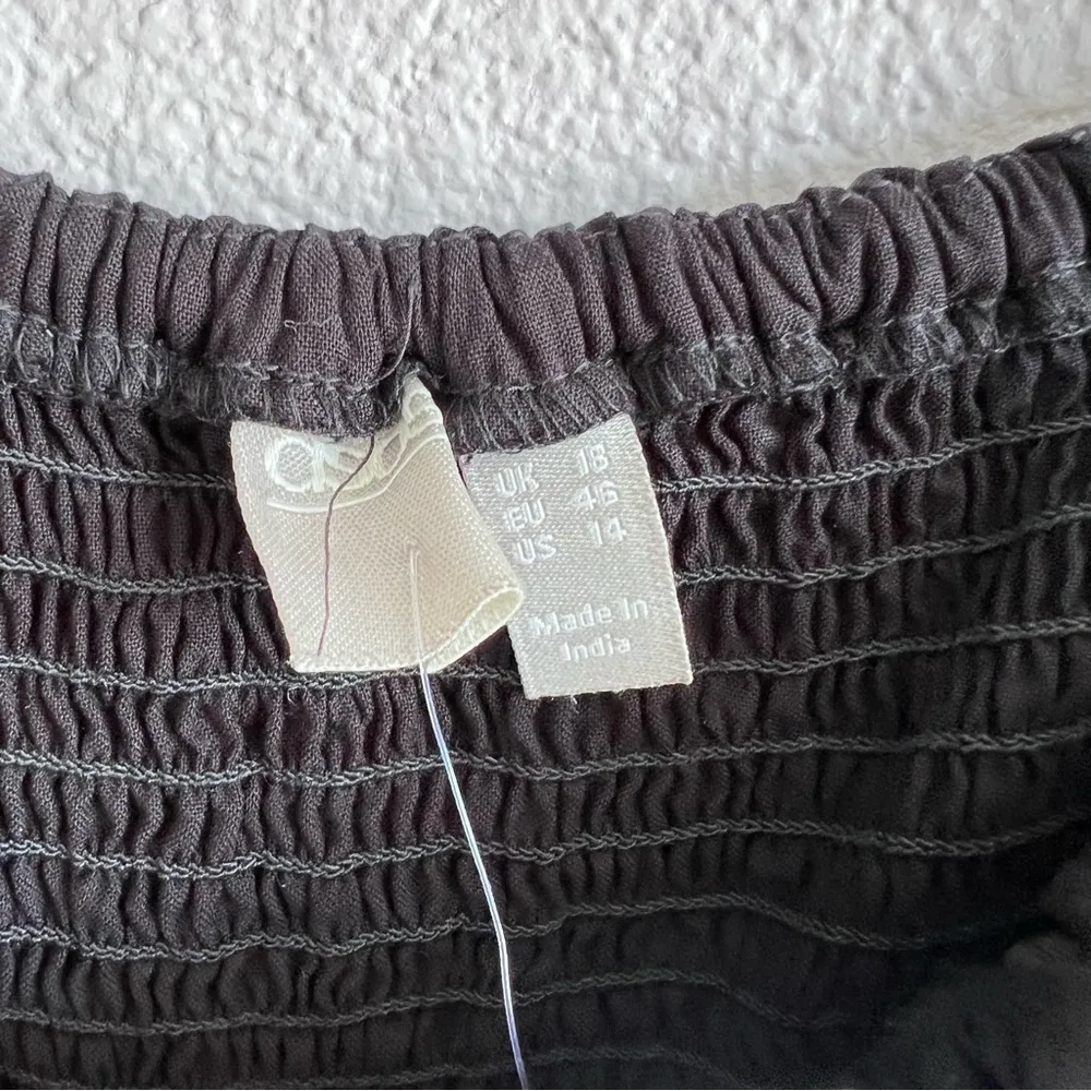 ASOS  DESIGN off shoulder ruffle playsuit with shirring - Image 6