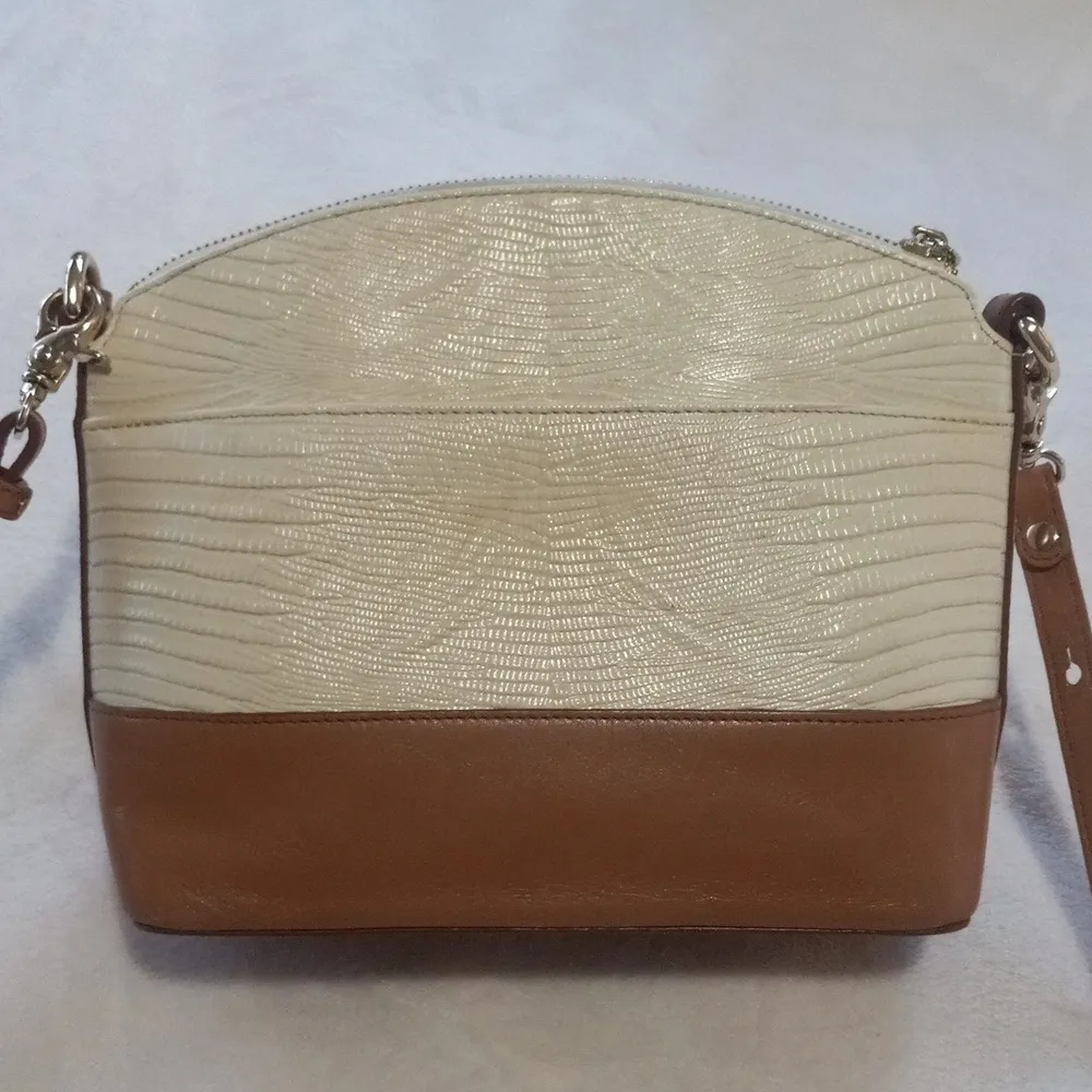 Brahmin Melbourne Collection Mini Duxbury Crossbody Bag in Yellow Canyon - Image 3